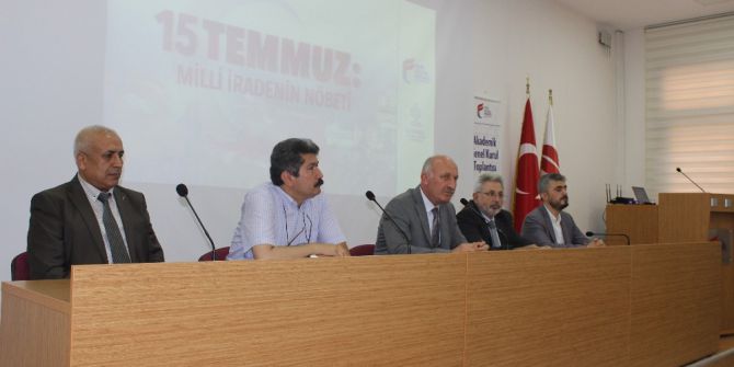 Fsmvü’den 15 Temmuz’un 1. Yıldönümüne Özel Panel