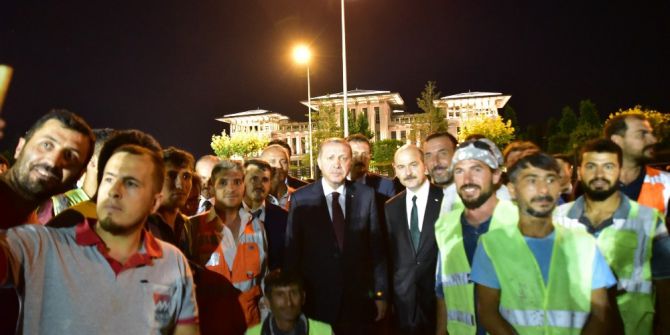 Cumhurbaşkanı Erdoğan, 15 Temmuz Anıtı’nı İnceledi