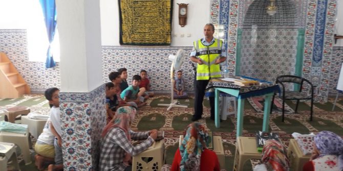 Mut’ta Öğrencilere Trafik Eğitimi Verildi