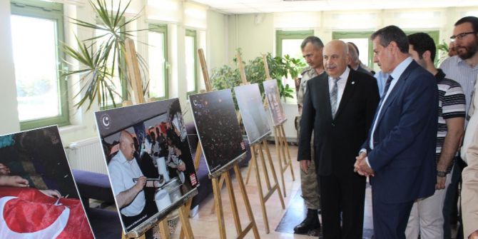 Adıyaman Üniversitesinden 15 Temmuz Sergisi