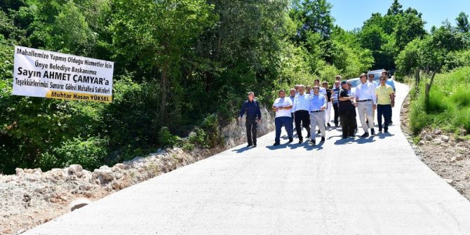 Başkan Çamyar’dan Yol Sitemi