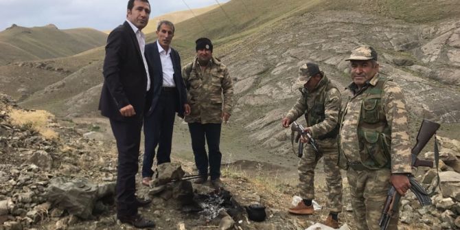 Van Güvenlik Korucuları Ve Şehit Aileleri Derneği Başkanı Kahraman’dan Güvenlik Korucularını Ziyaret