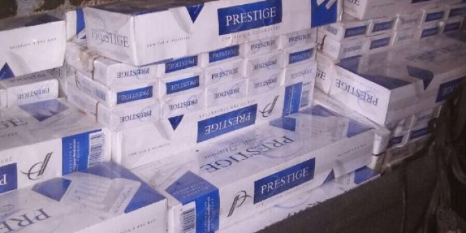 Şoför Yatağında Kaçak Sigara Zulası