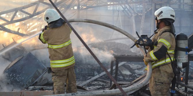 Balıkçı Barınağında Yangın