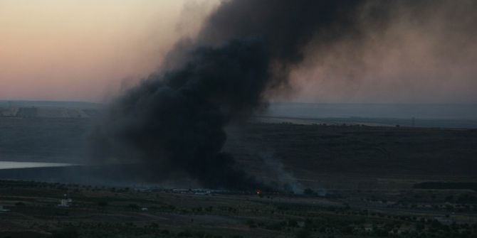 Kilis’te, Askerlerin Kaldığı Konteynerlerde Yangın Çıktı, Mühimmatlar Patlıyor