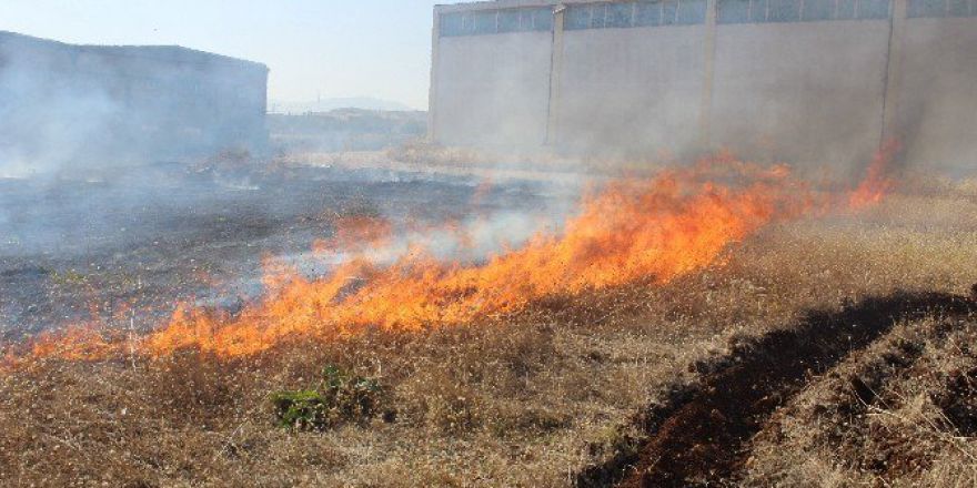Yangın Fabrikalara Sıçramadan Söndürüldü