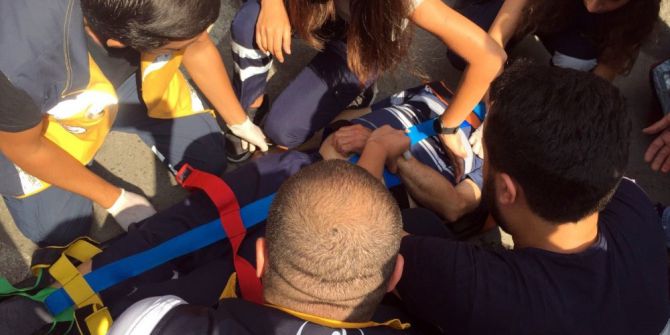 Yaşlı Adam Arabanın Altında Dakikalarca Yardım Bekledi