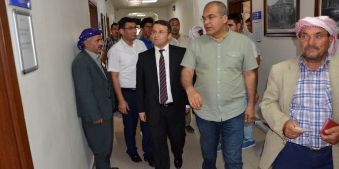 Kaymakam Çimşit Eski Hükümet Konağında İncelemelerde Bulundu