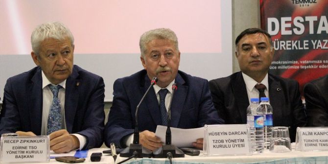 Edirne’de Stk’lardan 15 Temmuz Açıklaması