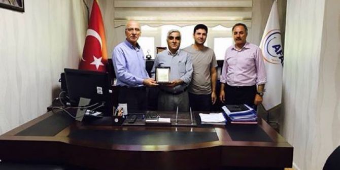 Muş Afad, Emekli Olan Personeline Plaket Verdi