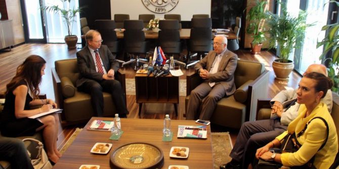 Ab Türkiye Delegasyonu Başkanı Berger’in Kayseri Temasları