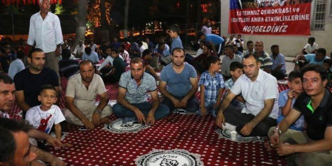 Akçakale 15 Temmuz Şehitlerini Anıyor