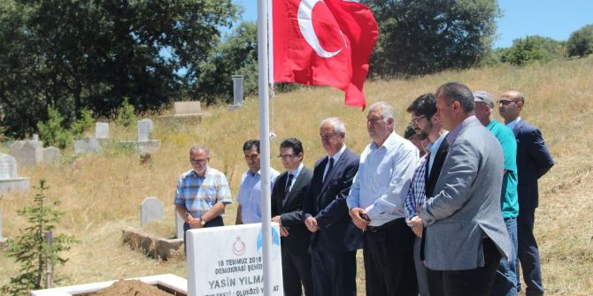 15 Temmuz Şehidi Yasin Yılmaz, Kabri Başında Anıldı