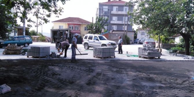 Denizli Mahallesinde Üstyapı Çalışmaları Başladı
