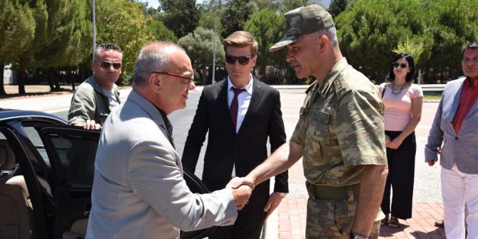 Başkan Ergün Yeni Tugay Komutanı Dere’ye Başarılar Diledi