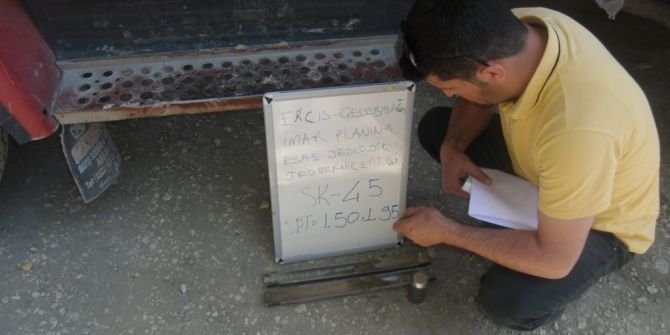 Van Büyükşehir Belediyesinden Zemin Etüt Çalışması