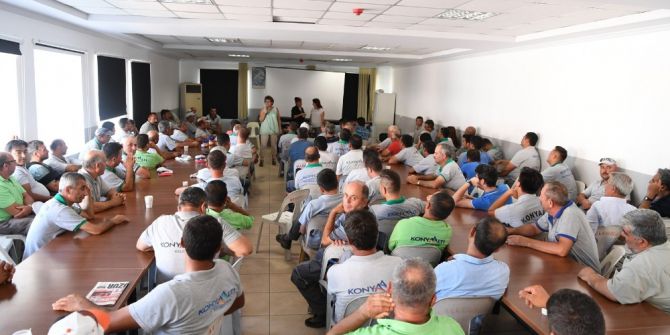 Konyaaltı Belediyesi Personeline “İş Sağlığı Ve Güvenliği” Eğitimi