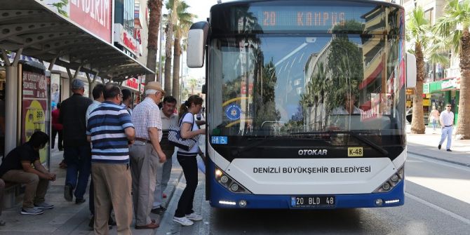 Denizli’de 15 Ve 16 Temmuz’da Ulaşım Ücretsiz