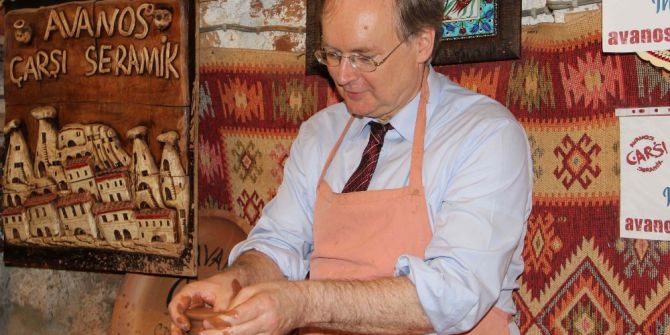 Ab Türkiye Delegasyon Başkanı Berger Kapadokya’da Çanak Yaptı