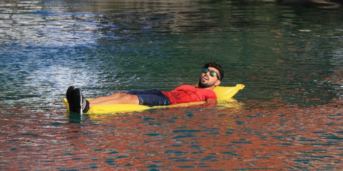 Sulama Kanalında Deniz Yatağı Keyfi