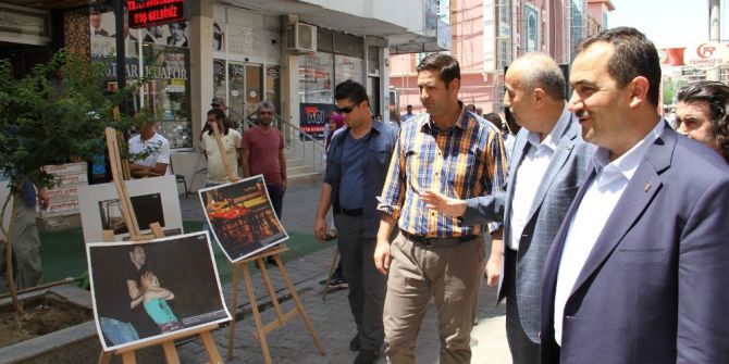 Bismil’de 15 Temmuz Sergisine Yoğun İlgi