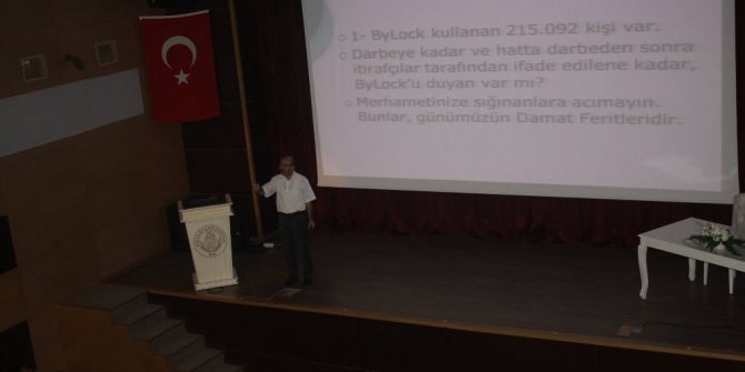 Prof.dr. Gülmez Kırkağaç’ta 15 Temmuz’u Anlattı