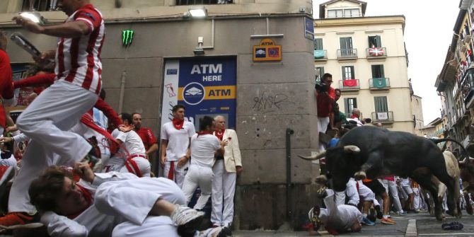 İspanya’da Boğa Koşusunun Son Günü: 10 Yaralı