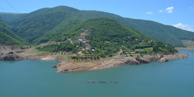 Topçam Barajı’nda Alabalık Üretimi Başladı