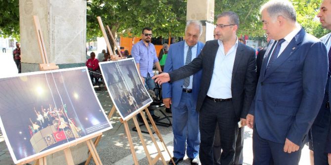 Başkan Delican İha’nın Sergisini Gezdi