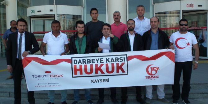 ’Darbeye Karşı Hukuk’ Açıklaması