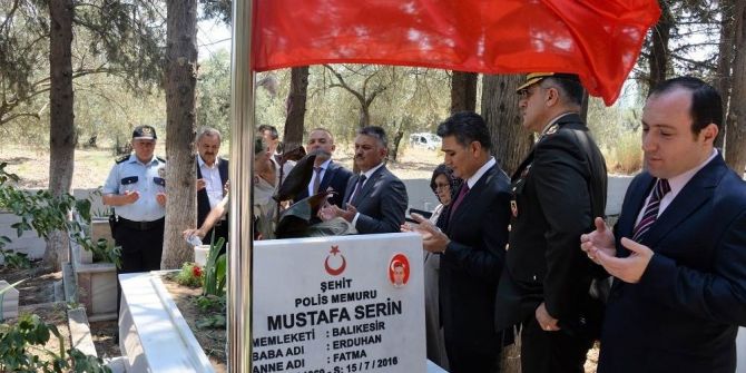 Vali Yazıcı, Şehit Mustafa Serin’in Ailesini Ve Kabrini Ziyaret Etti