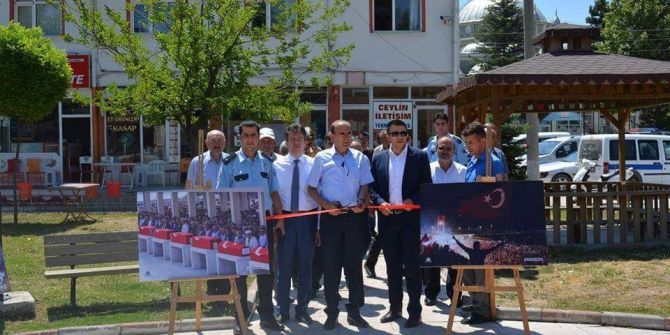 Çavdarhisar’da 15 Temmuz Demokrasi Şehitleri Resim Sergisi