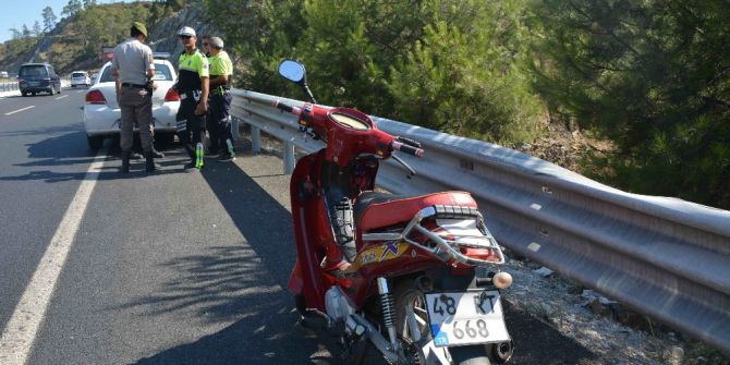Ortaca’da Motosiklet Kazası; 1 Yaralı