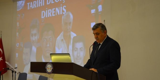 Harran Üniversitesinde Tarihi Değiştiren Kutlu Direniş Paneli