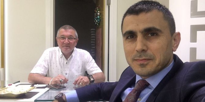 Tayini Çıkan Banka Müdürden İha’ya Veda Ziyareti