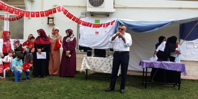 Kur’an Kursu Öğrencilerinden 15 Temmuz Programı