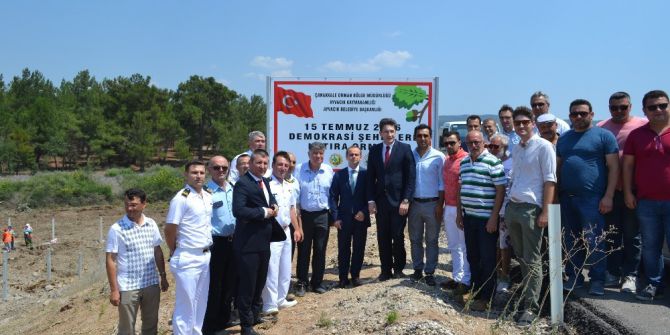 Ayvacık’ta 249 Şehit İçin 249 Fidan