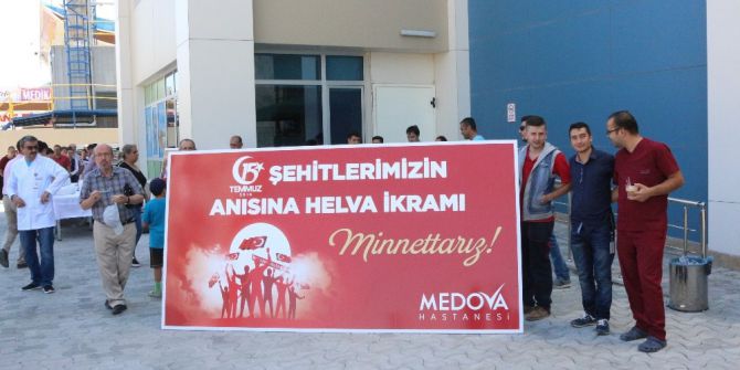 Medova Hastanesi, Şehitlerimizi Andı