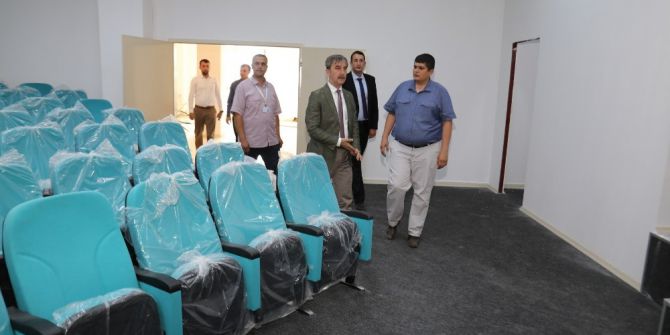 Başkan Şirin, Mabem Konferans Salonu’nu İnceledi