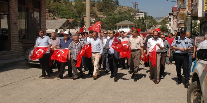 Hanönü İlçesinde 15 Temmuz Demokrasi Yürüyüşü Yapıldı
