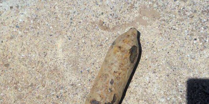 Manisa’da Tarlada Top Mermisi Bulundu