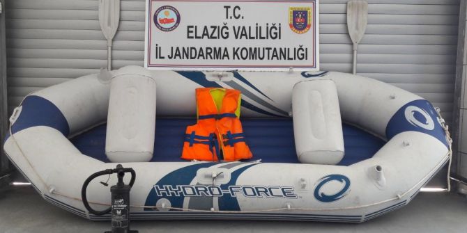 Elazığ’da Teröristlerin Baraj Geçişlerinde Kullandığı Bot Ele Geçirildi