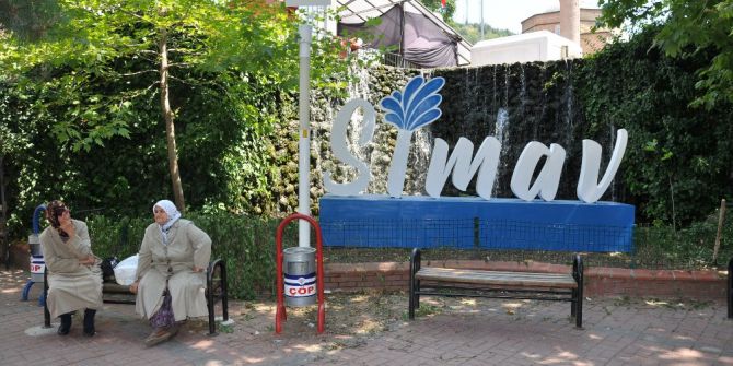 “Simav” Yazısı Parka Yerleşti