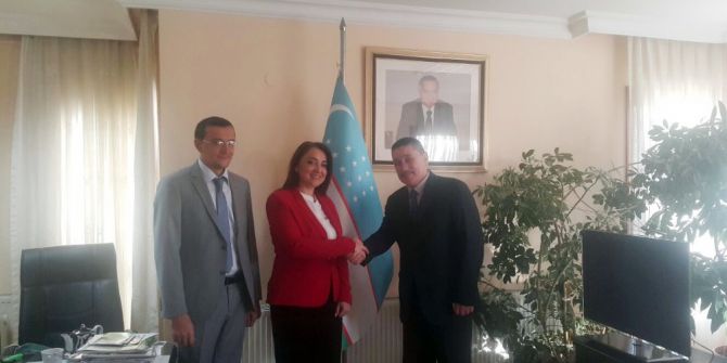 Patronlar Dünyasının Başkanından Özbekistan Büyükelçiliği’ne Ziyaret