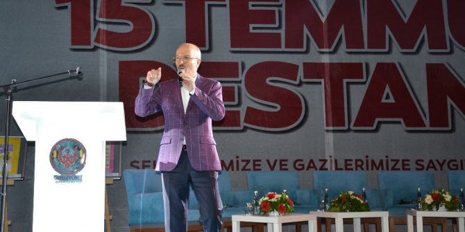 Şehitler 15 Temmuz Anıtı Önünde Anıldı