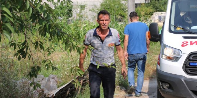 Yangına Giden İtfaiyeciye Şok