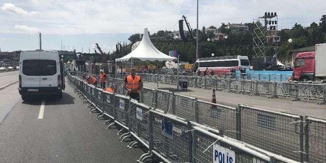 15 Temmuz Şehitler Köprüsü’ne Yoğun Güvenlik Önlemi