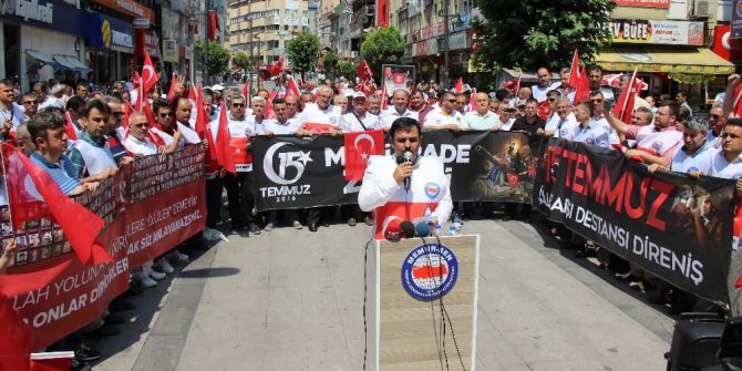 Memur-sen, 15 Temmuz Şehitleri İçin Yürüdü