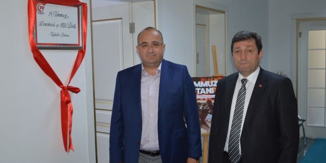 Çanakkale’ye "15 Temmuz Demokrasi Salonu"