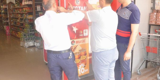 Siirt Tso Esnafa Afiş Dağıttı